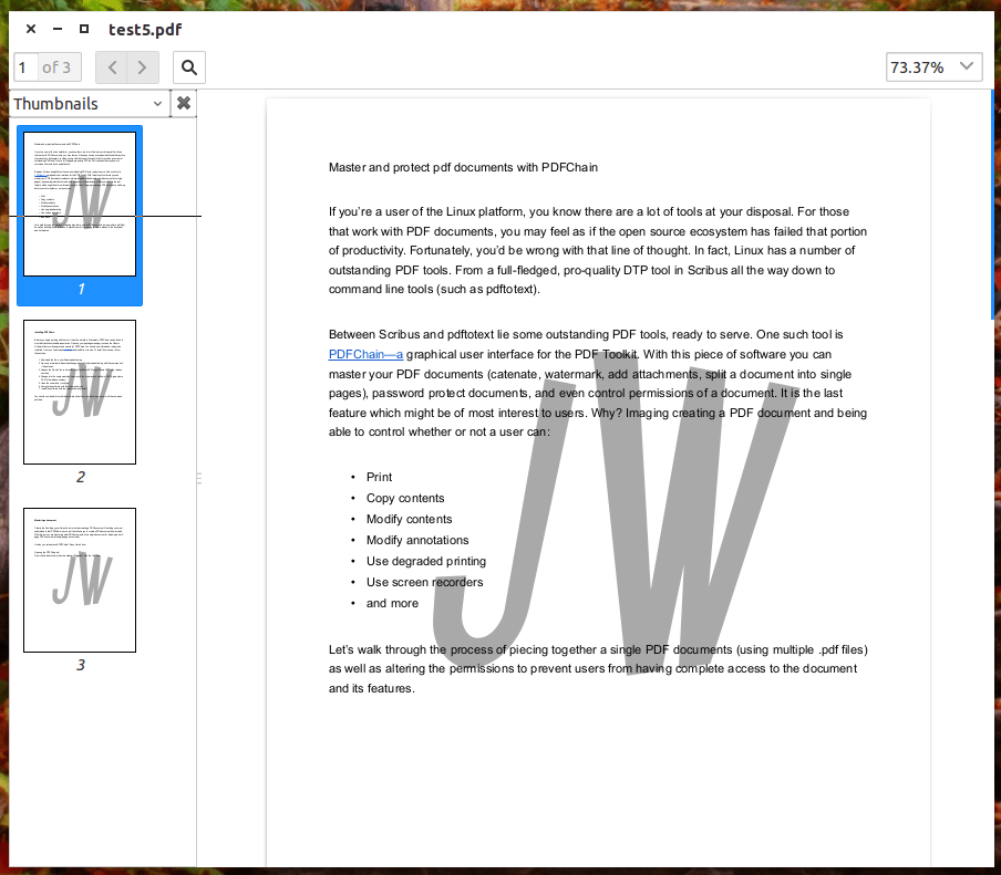 Master and Protect PDF Documents with PDFChain on Linux