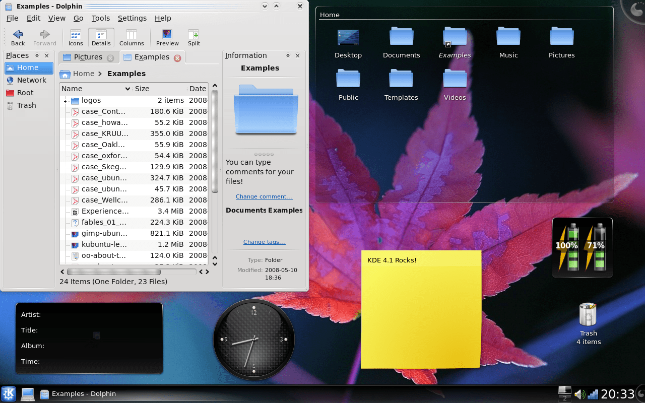 KDE 4.1 rocks the desktop