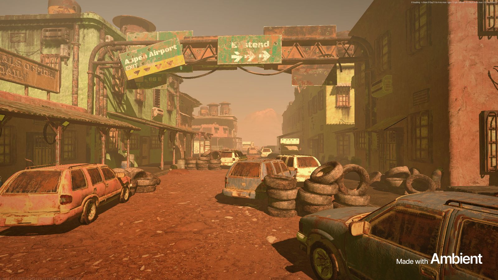 Ambient, an open source multiplayer game engine