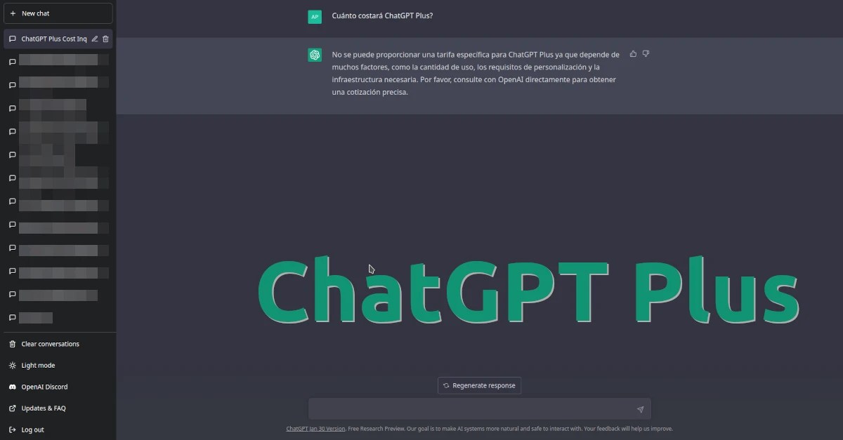 ChatGPT Plus the best service with the best AI will cost €20/month Linux Adictos