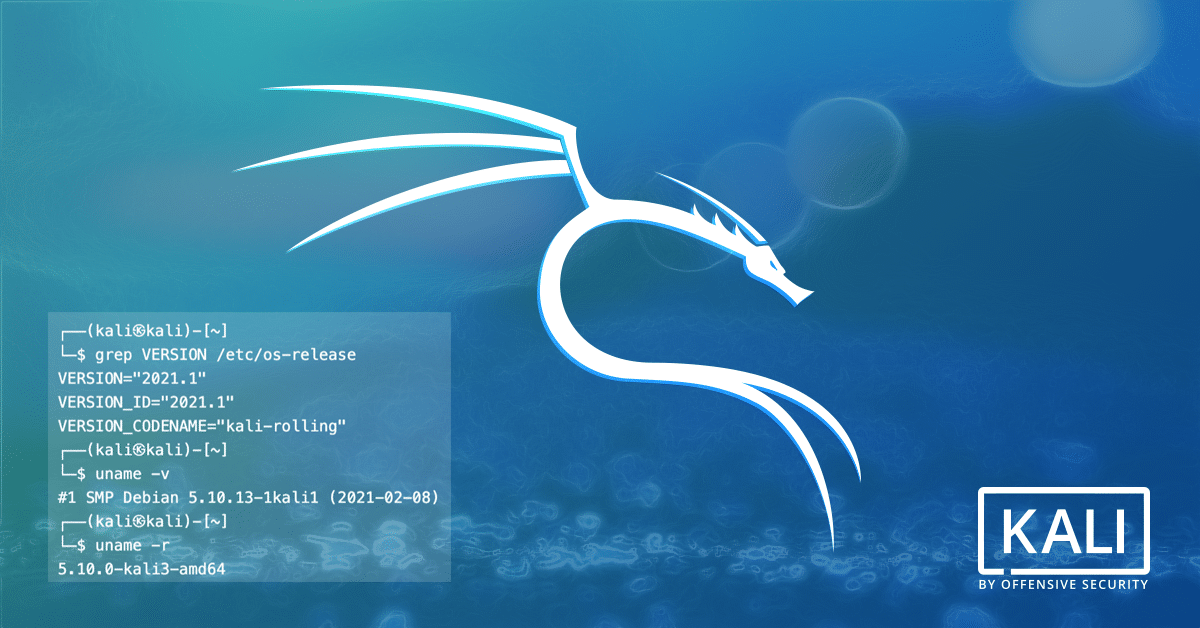 Kali Linux 2021.1, first version of the year with updated desktops and