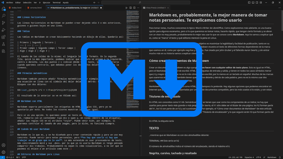 Markdown is probably the best way to take notes on a PC. We explain how