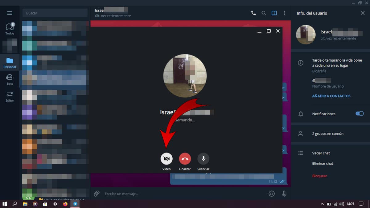 Telegram already allows us to make encrypted video calls on 
