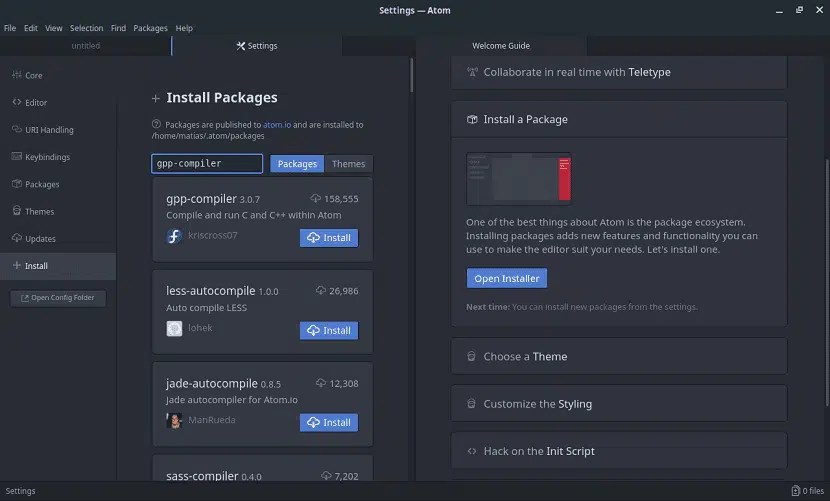 How To Install The C And C Compiler On Atom Linux Addicts