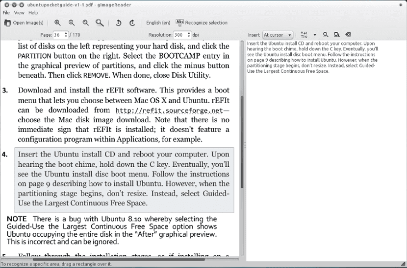 Cómo instalar un programa OCR en Debian