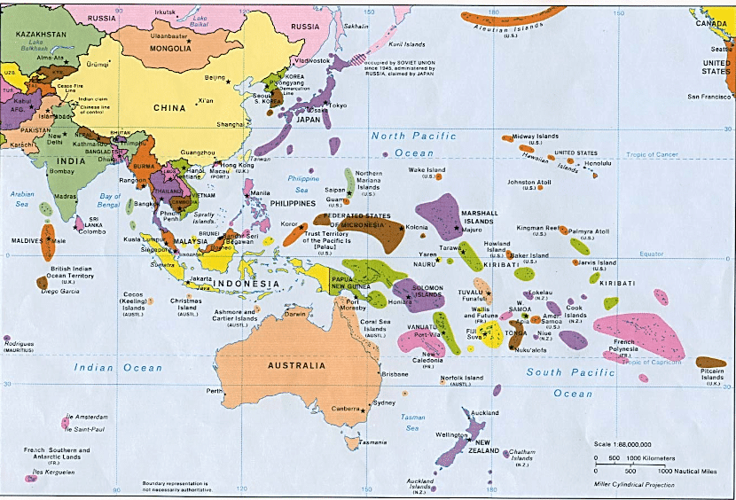 Asia Pacific Map Asia Pacific Countries Map Mapsofworld