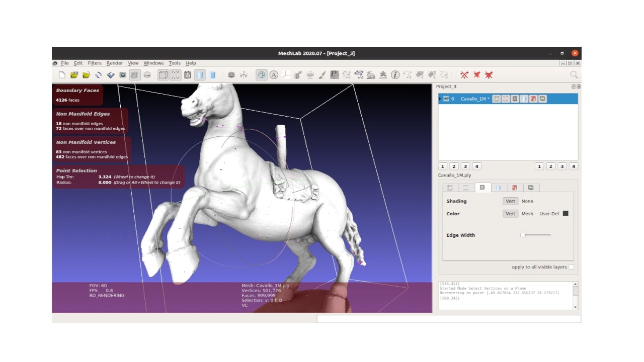 MeshLab prepara modelos 3D para su impresión con esta app