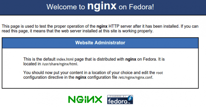 Install LEMP Stack On Fedora22/23 (Nginx, MariaDB, PHPFPM