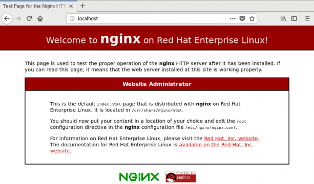 Install LEMP Stack (Nginx, MariaDB, PHP7.2) on RHEL 8/CentOS 8