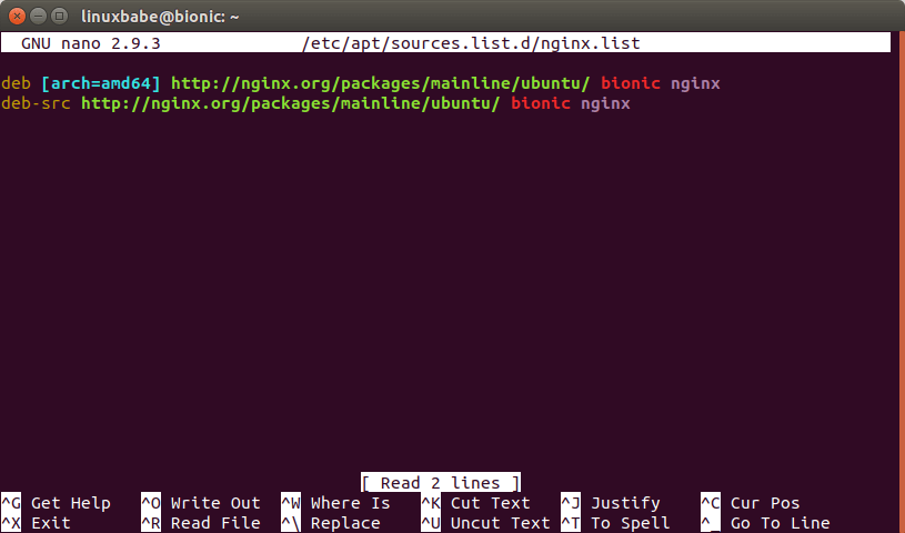 How to Install Nginx Latest Version on Ubuntu 18.04