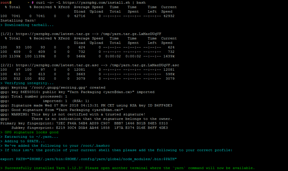 How to Install Yarn on Ubuntu 16.04 LinuxCloudVPS Blog