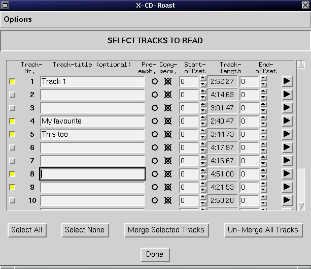XCDRoast CD Writer Software Linux Journal
