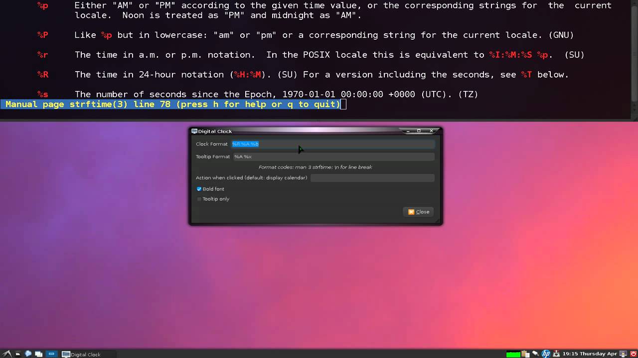 Linux Digital Clock Format Exploring Date and Time Display