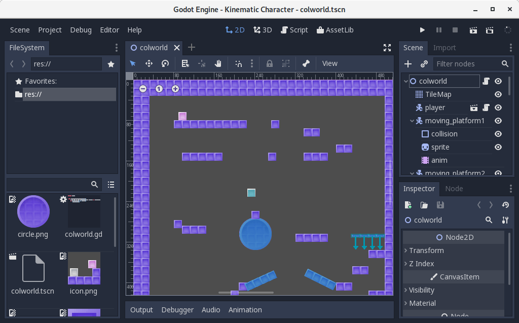 Godot 2D and 3D crossplatform compatible game engine LinuxLinks