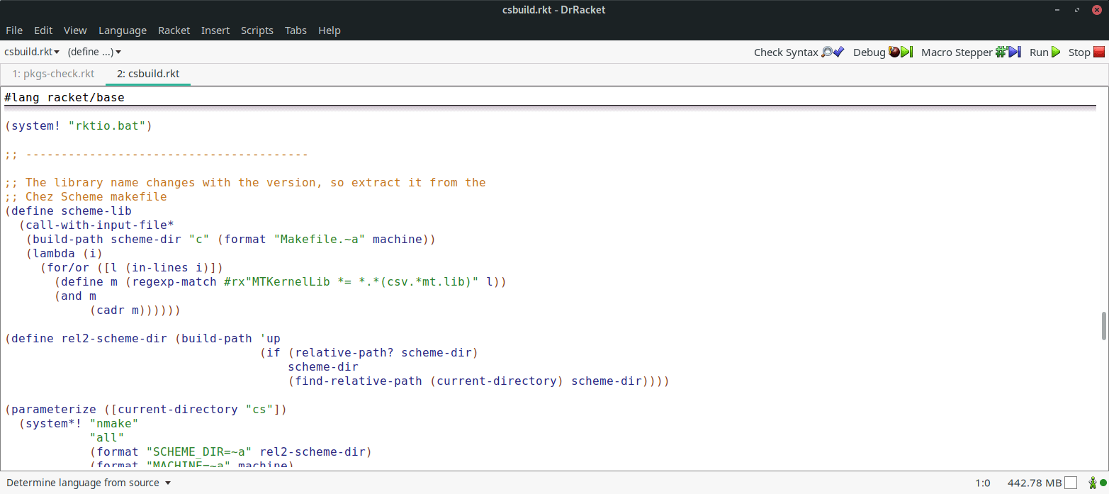 DrRacket IDE for the Racket programming languages LinuxLinks