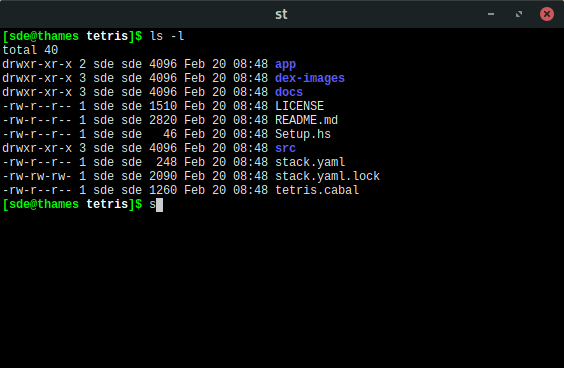 st simple terminal emulator LinuxLinks