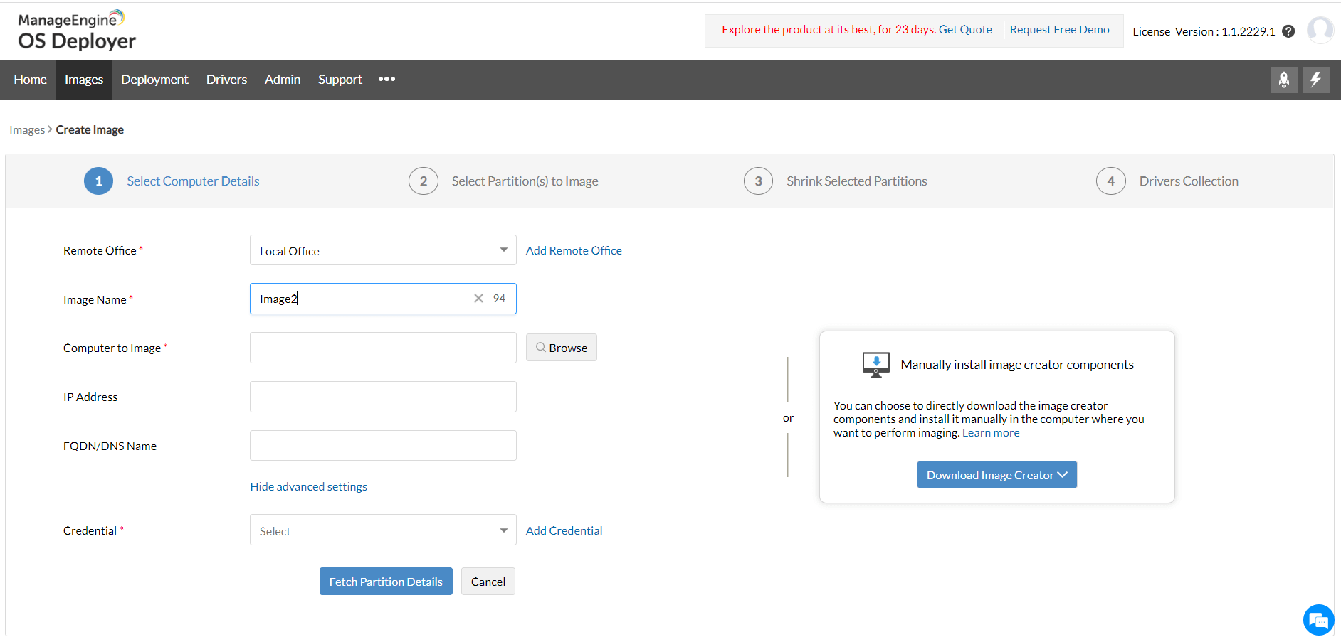 ManageEngine OS Deployer comprehensive disk imaging solution LinuxLinks
