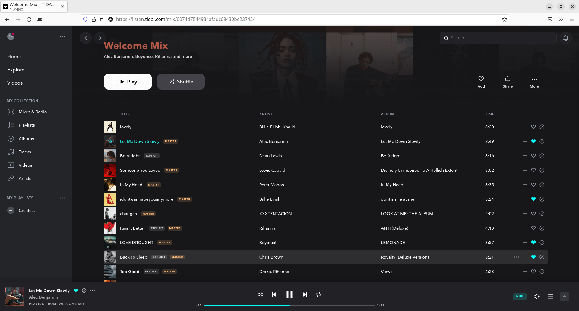 Streaming with Linux TIDAL LinuxLinks