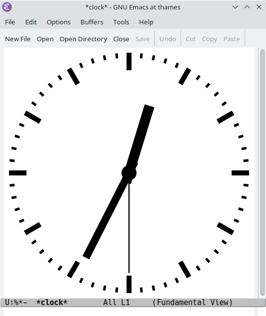 svgclock analog clock using Scalable Vector Graphics LinuxLinks