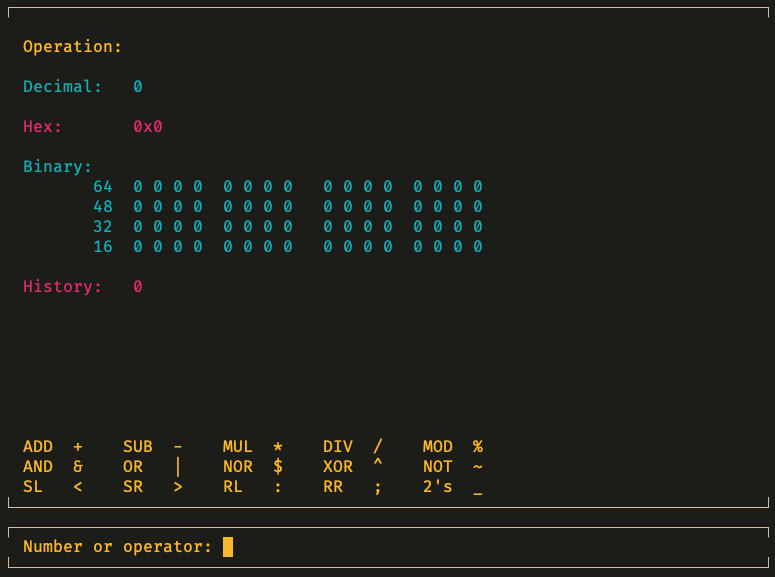 pcalc terminal calculator made for programmers LinuxLinks