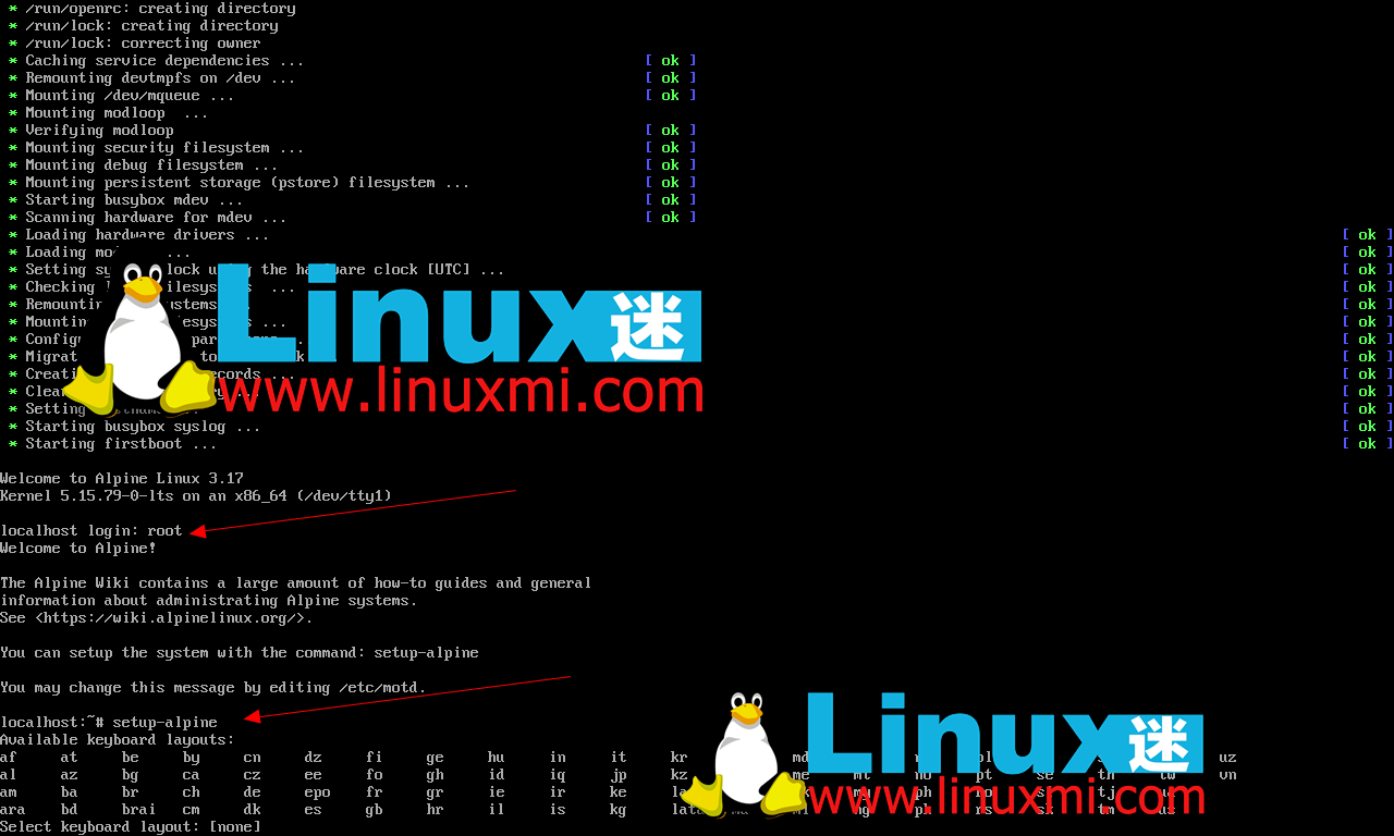 Alpine Linux 安装指南图文详解 Linux迷