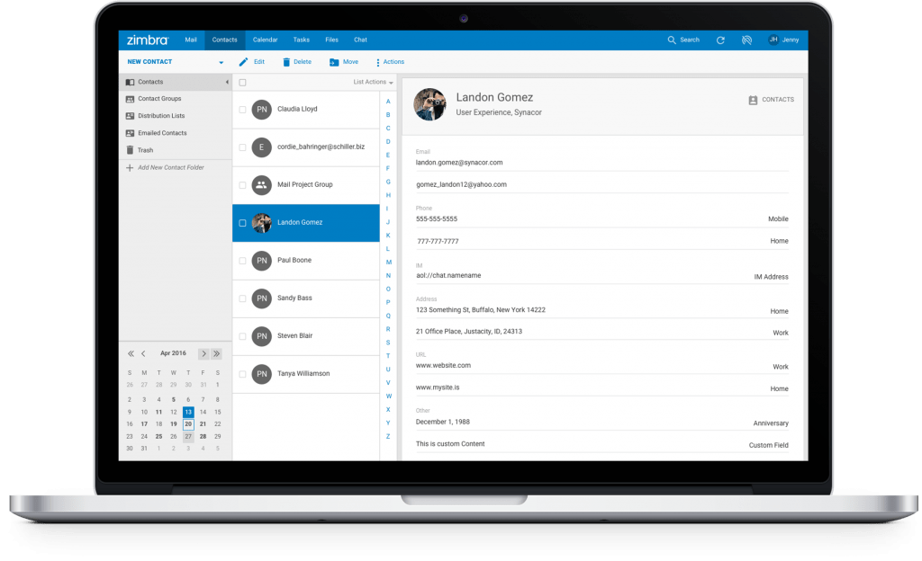 Novo Zimbra 8.7.7 LinuxPro