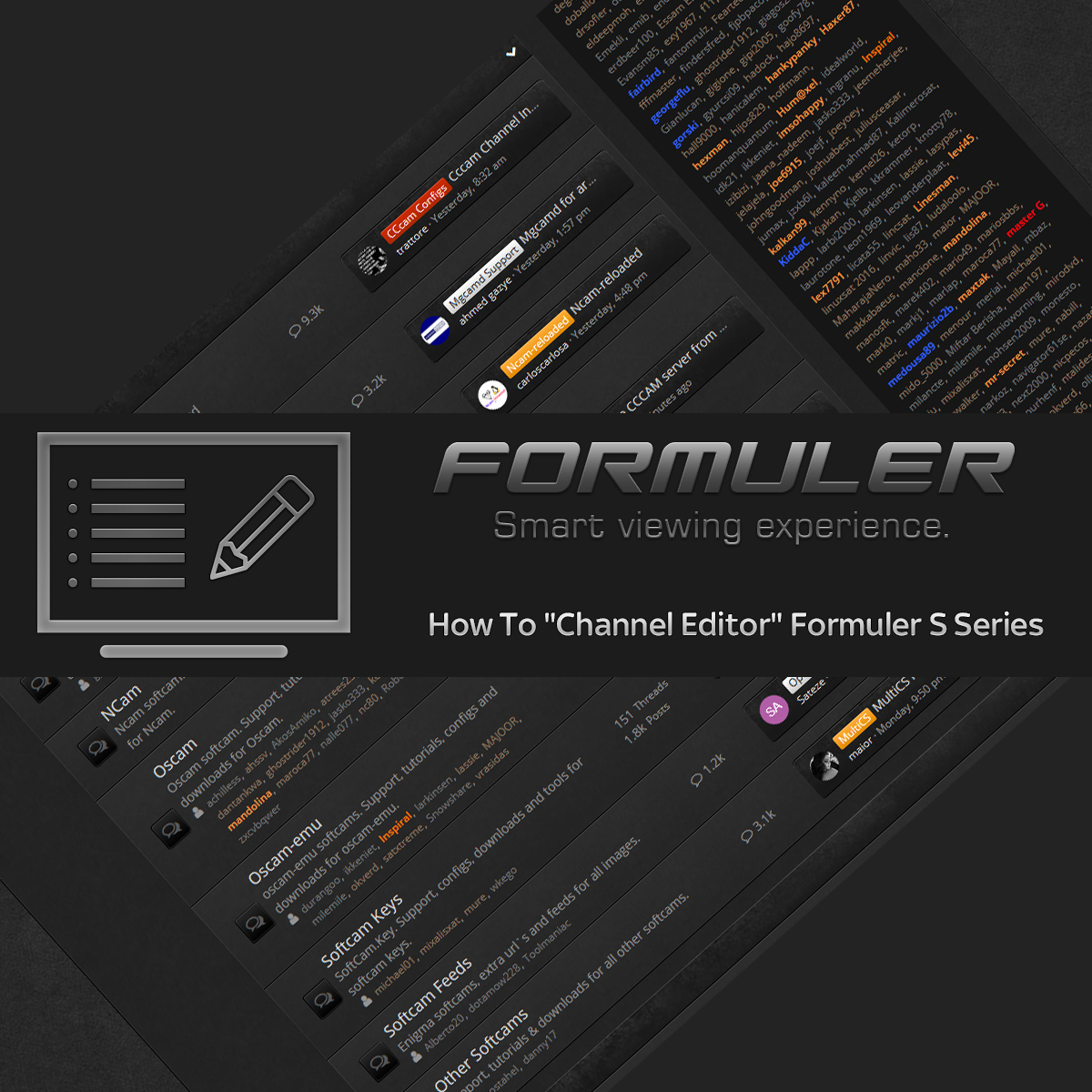 How To "Channel Editor" Formuler S Series Linux Satellite Support Community