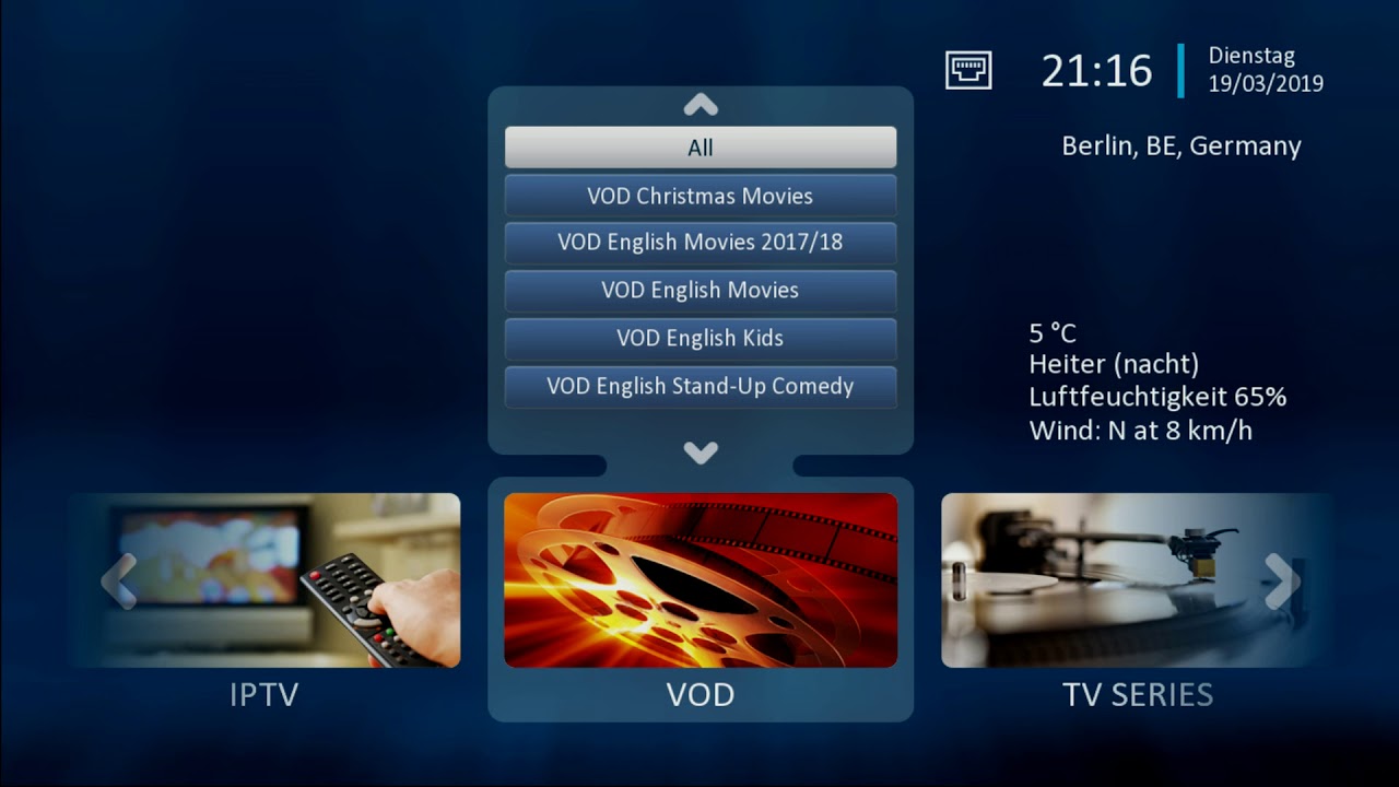 Stalker Portal OSD UI Menu Octagon sx88 sx88+ sx888 STB EMU Linux