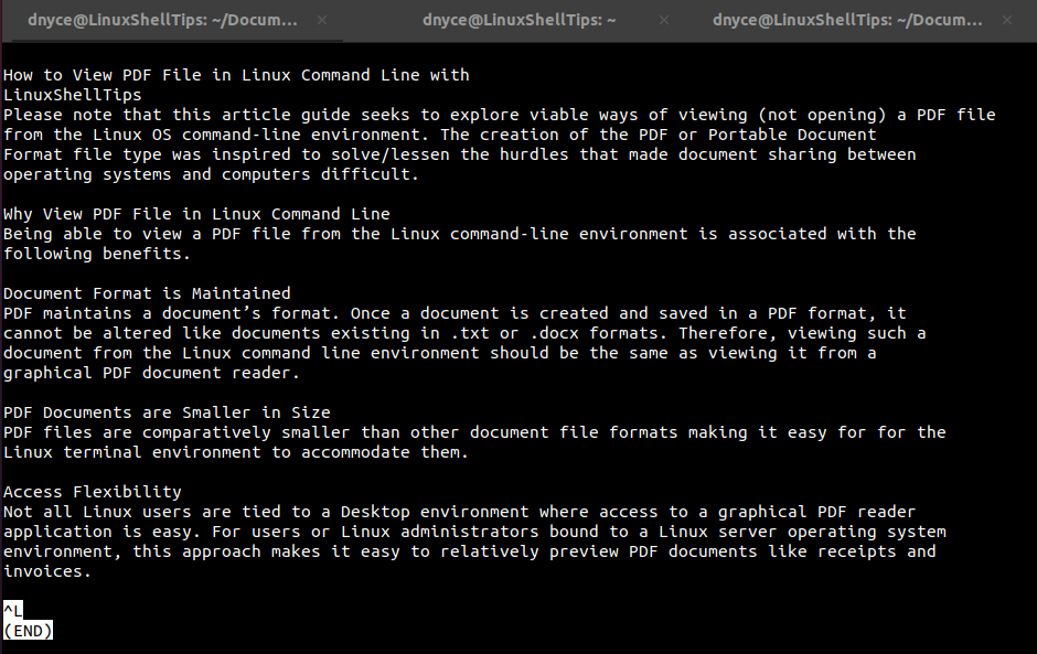 How to View PDF File in Linux Command Line
