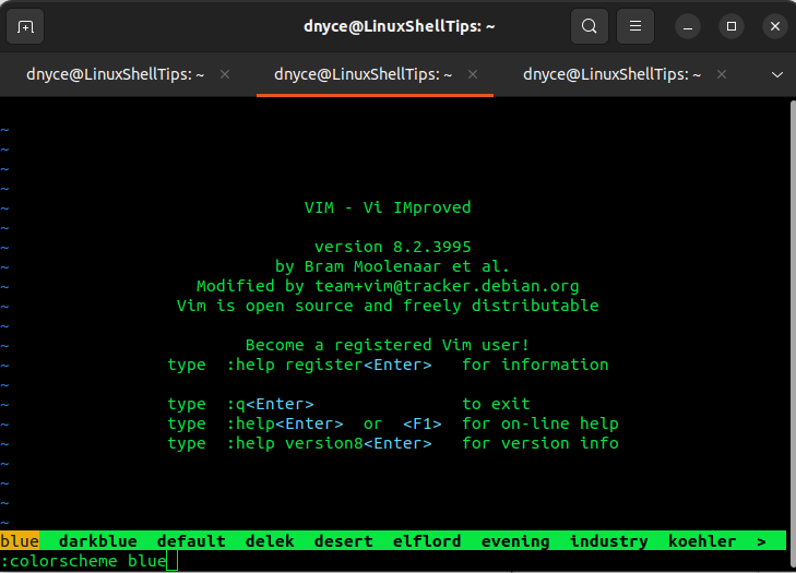 How to Set the Vim Background Colors in Linux
