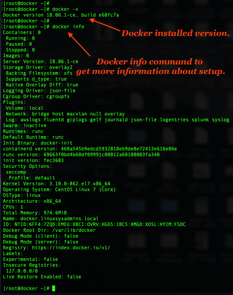 How to install Docker Container on RHEL 7 and CentOS Linux 7