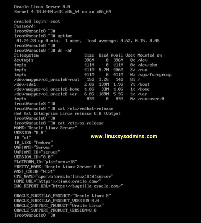 Oracle Linux 8 Installation step by step guide with screenshots