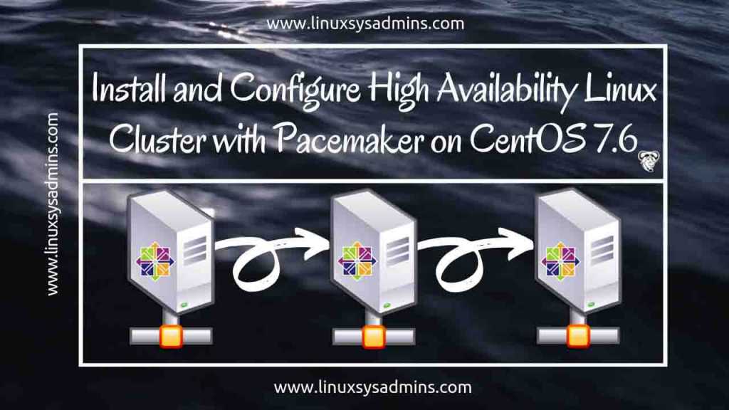 Linux Cluster with Pacemaker for High Availability services on CentOS 7.6