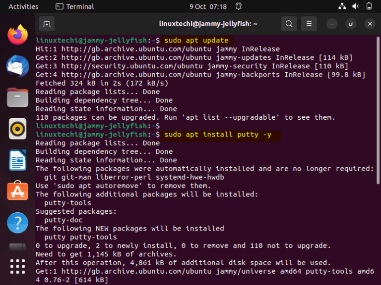How to Install and Use Putty on Ubuntu Linux