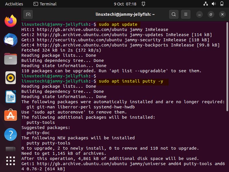 How to Install and Use Putty on Ubuntu Linux