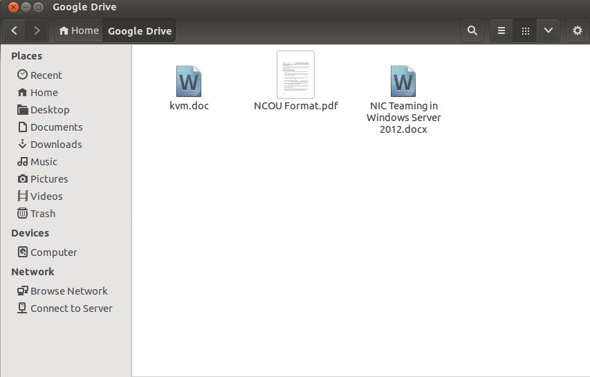 Mount Google drive in Ubuntu 14.04 LTS