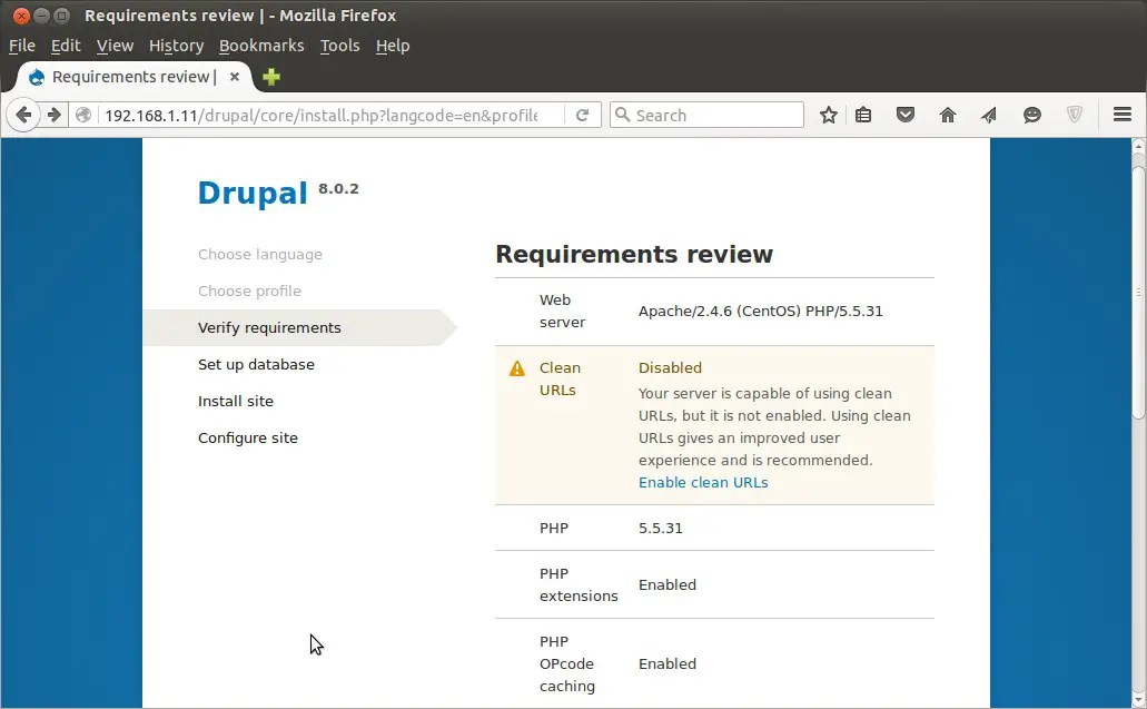 How to Install Drupal 8 On CentOS 7