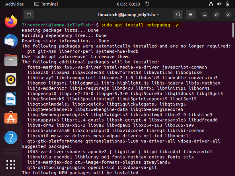 How to Install notepadqq (notepad++) on Ubuntu 22.04 20.04