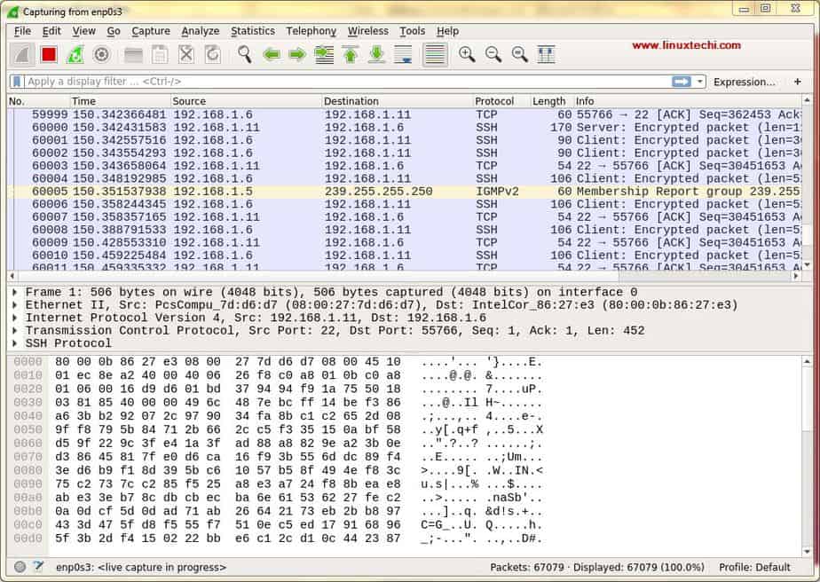 How to use wireshark to get ip address labelfad