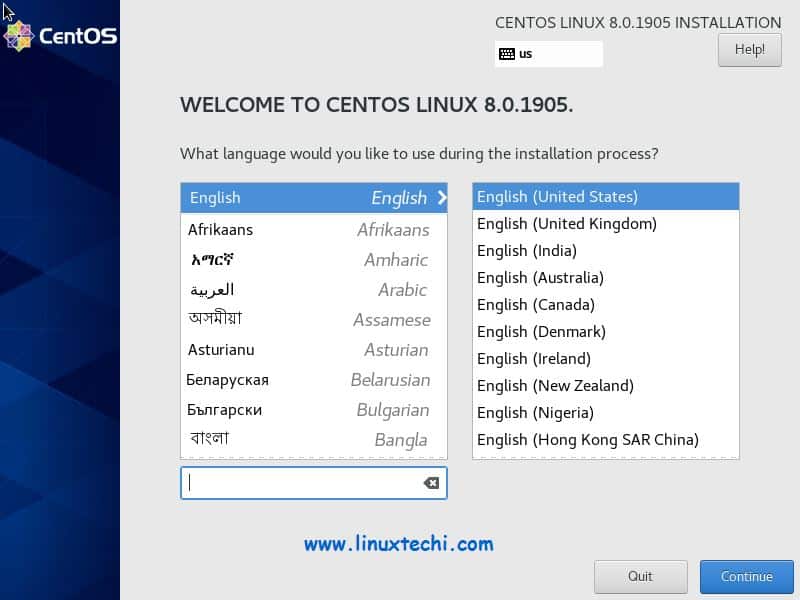 CentOS 8 Installation Steps with Screenshots