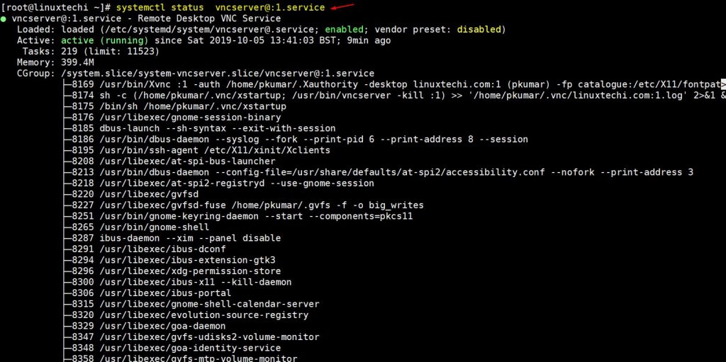 How to Install and Configure VNC Server on Centos 8 / RHEL 8