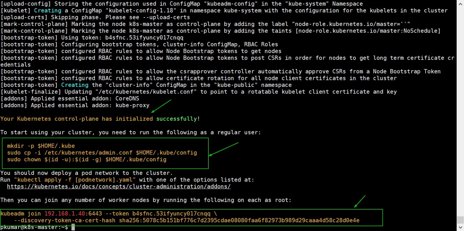 How to Install (k8s) on Ubuntu 20.04 LTS Server