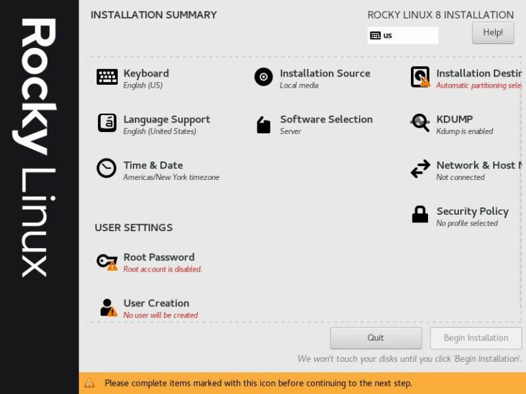 How to Install Rocky Linux 8.4 Step by Step with Screenshots