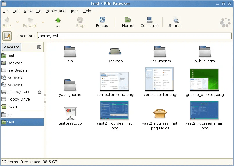 OpenSUSE 11.1 GNOME User Guide Managing Folders and Files with Nautilus