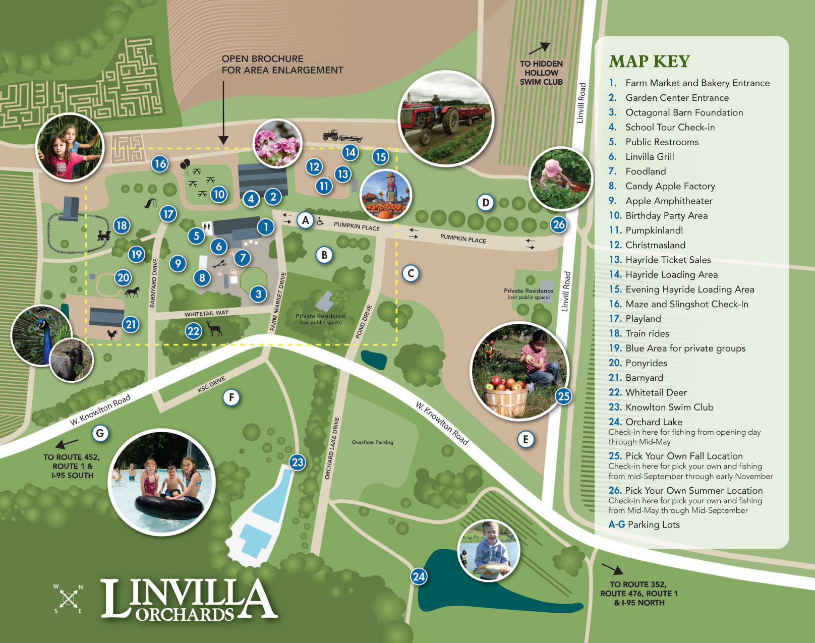 Map Linvilla Orchards