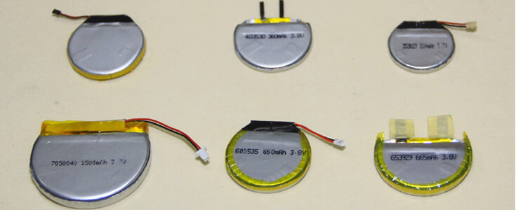 Round LiPo Battery for Bluetooth Headset & Medicial Device