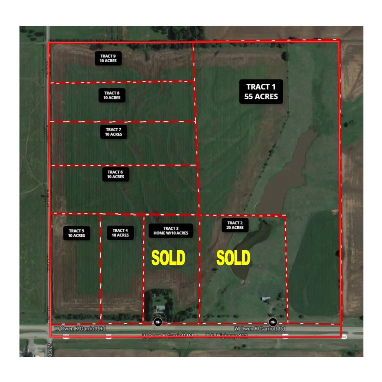 10 Acres Building Tracts Enid OK Lippard Auctioneers