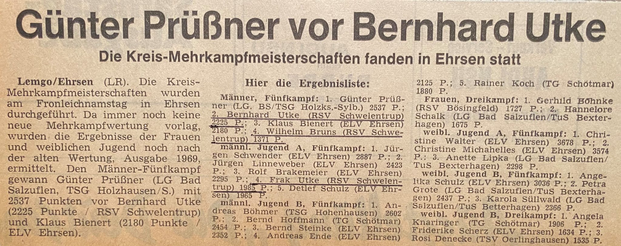Lippische Urgesteine Folge 4 Bernhard Utke (RSV Schwelentrup) LIPPEKICK.de