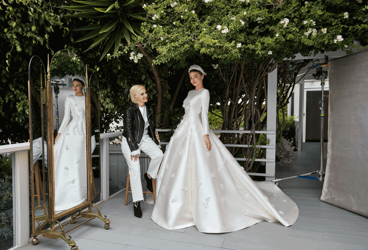Miranda Kerr Looked Like Royalty In Her Custom Dior Wedding