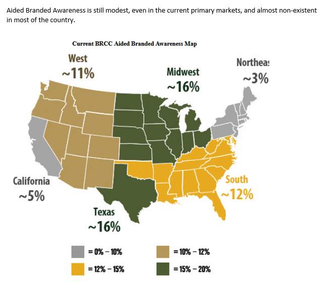 BLACK RIFLE COFFEE COMPANY PUBLICLY HELD (BRCC on the NYSE, at